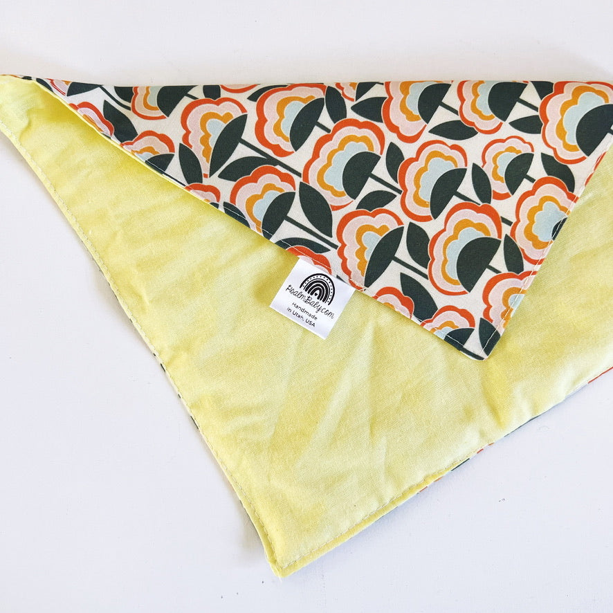 Organic Cotton Baby Crinkle Cloth Sensory Toy | Retro Blooms