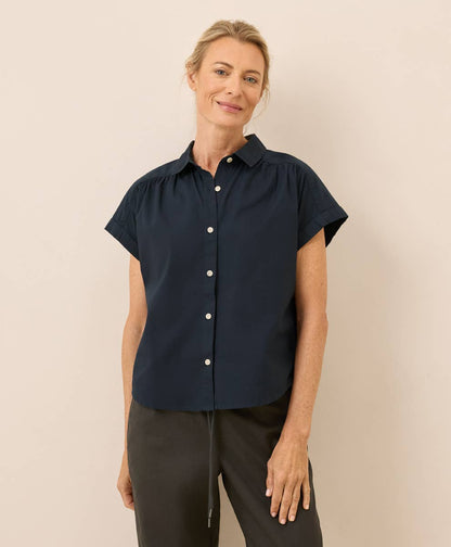 Pact Women's All Day Organic Poplin Easy Shirt