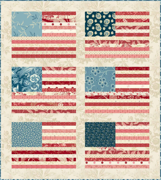 Made in USA Mini Quilt Paper Pattern