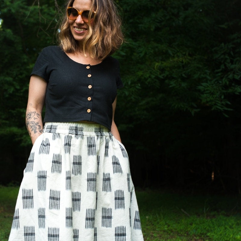 Gypsum Skirt Sewing Paper Pattern