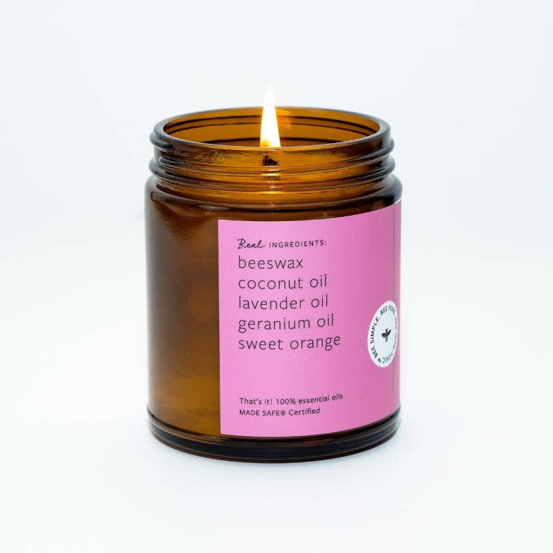 Fontana Wildflower Citrus Beeswax & Essential Oil Jar Candle