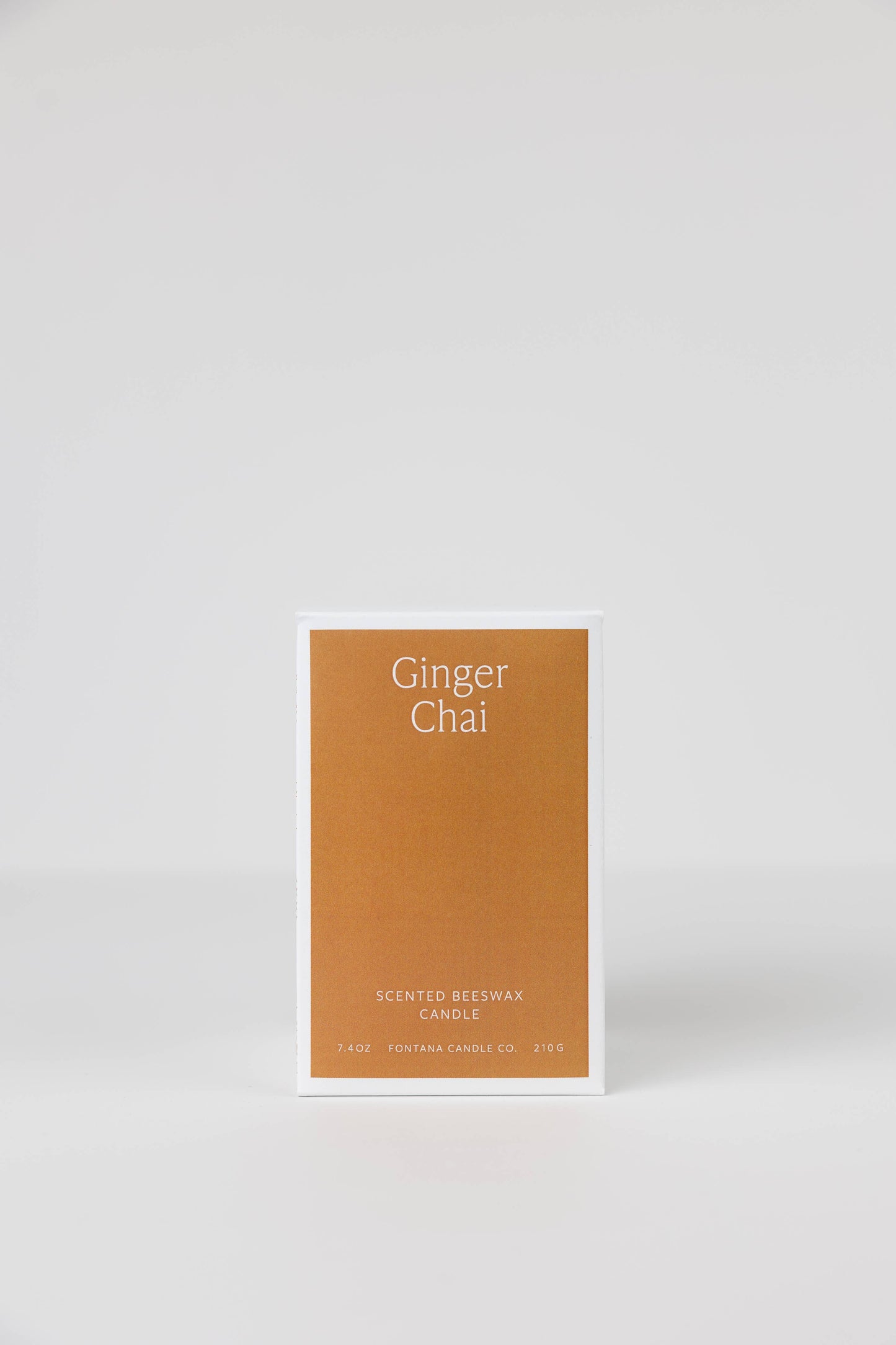 Non-Toxic Ginger Chai Essential Oil Beeswax Jar Candle