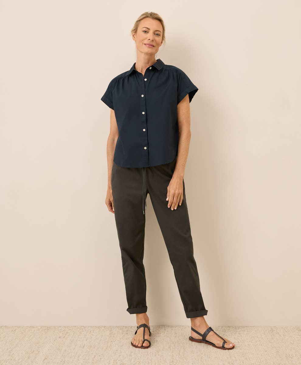 Pact Women's All Day Organic Poplin Easy Shirt