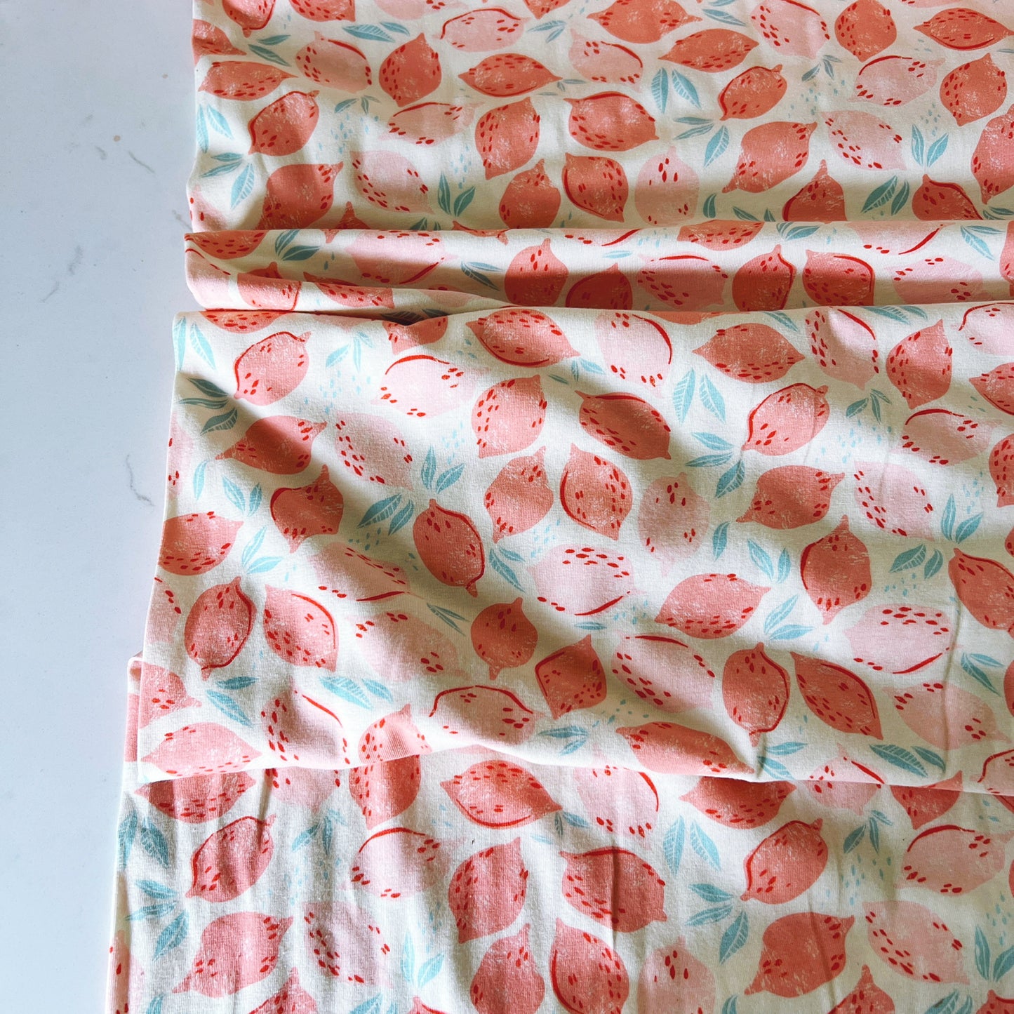 Strawberry Lemonade Interlock Knit