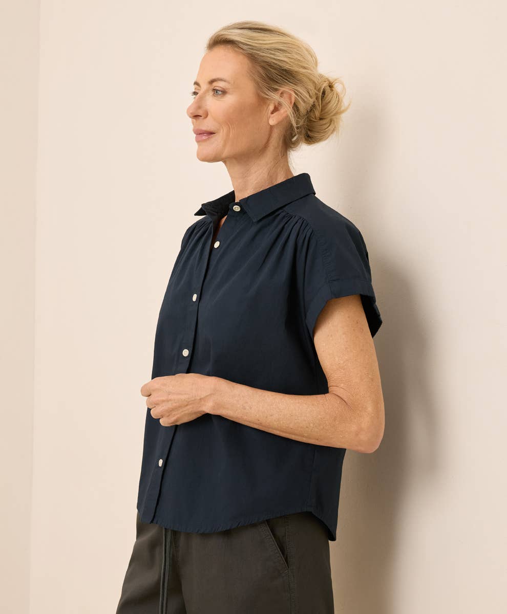 Pact Women's All Day Organic Poplin Easy Shirt