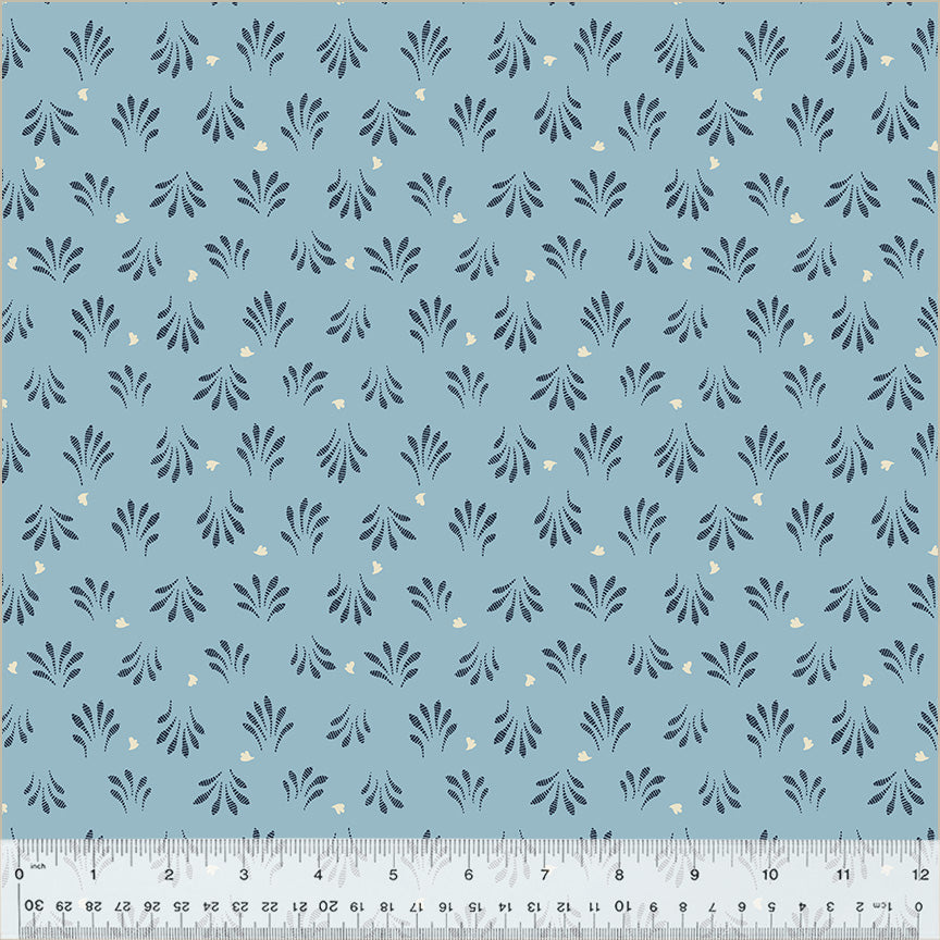 Petals Chambray Poplin Fabric — OEKO-TEX Certified | Windham Fabrics | By the Half Yard