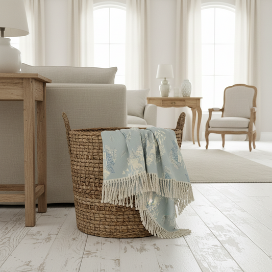 Doe a Deer in Cloud Poplin - GOTS & OEKO-TEX Certified 44" Wide by the Half Yard