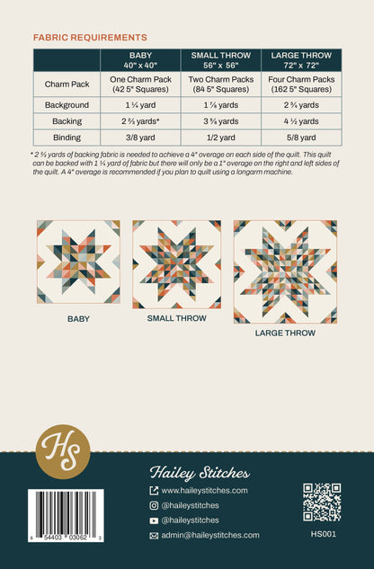 Charming Sawtooth Quilt Pattern by Hailey Stitches