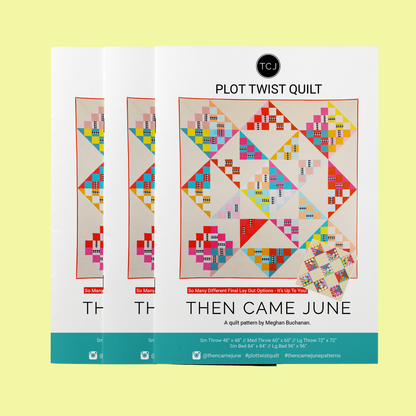 Plot Twist Quilt Pattern — Printed | Then Came June | Intermediate