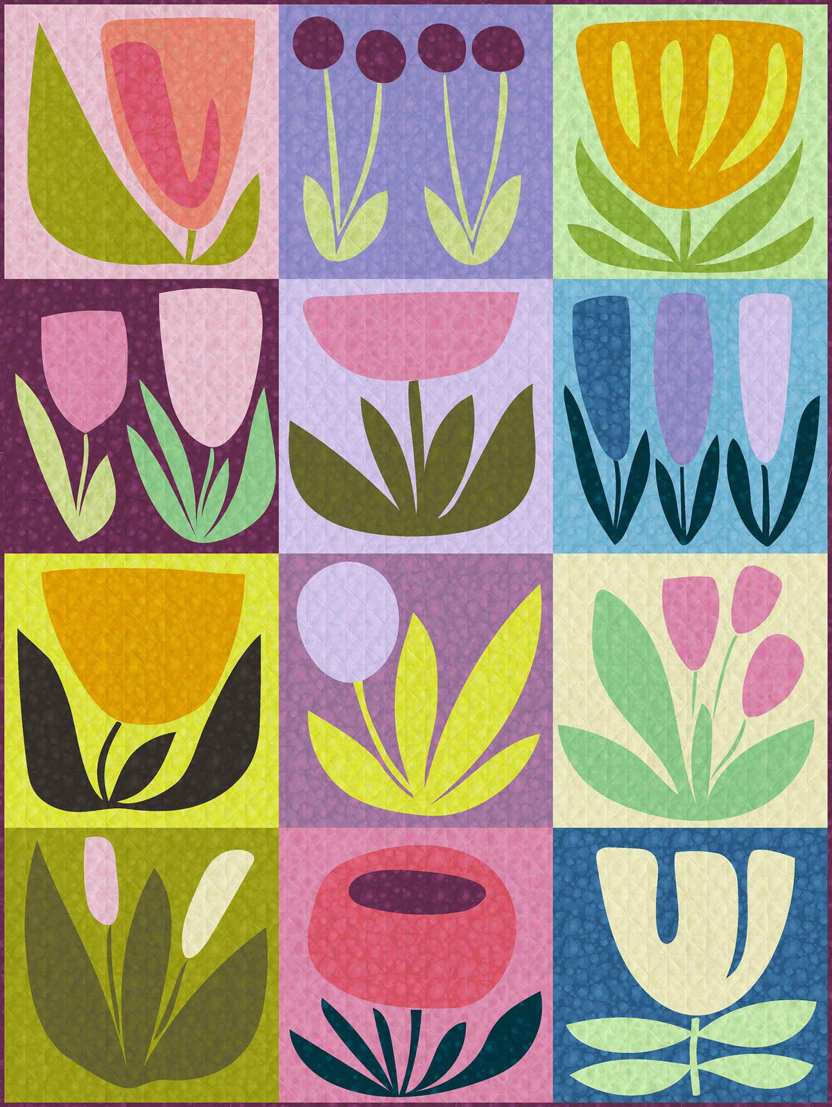 Best Buds Paper Appliqué Quilt Pattern – Tamara Kate Design