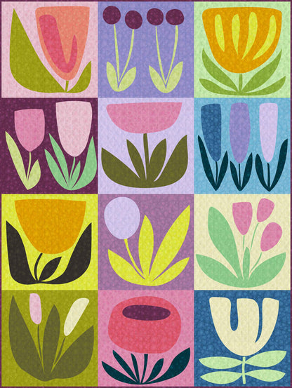 Best Buds Paper Appliqué Quilt Pattern – Tamara Kate Design