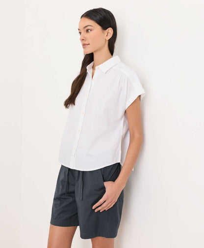 Pact Women's All Day Organic Poplin Easy Shirt