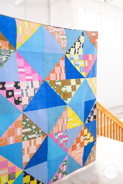 Plot Twist Quilt Pattern — Printed | Then Came June | Intermediate