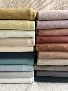 Organic Cotton 2x1 Rib Knit Tawny