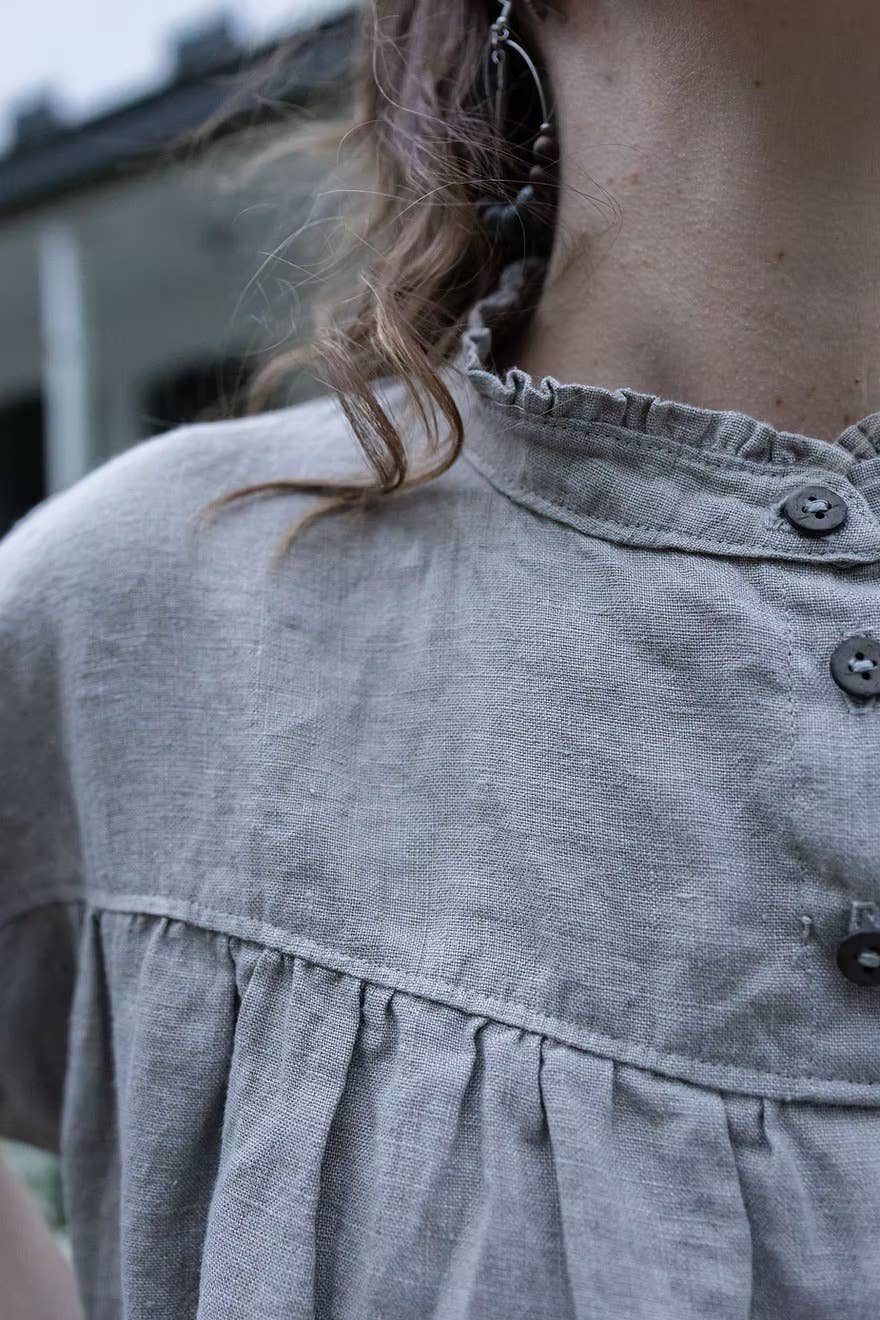 Finch Blouse Printed Sewing Pattern | Charlie Darwin Textiles