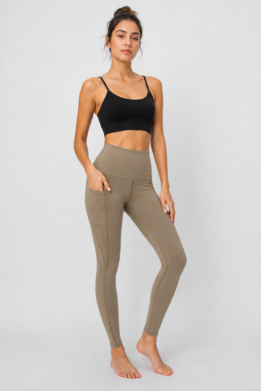 Organic Cotton High-Waist Pocket Leggings – ROOTEASE