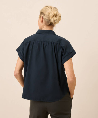 Pact Women's All Day Organic Poplin Easy Shirt