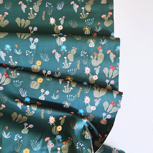 Prickly Florals Organic Poplin