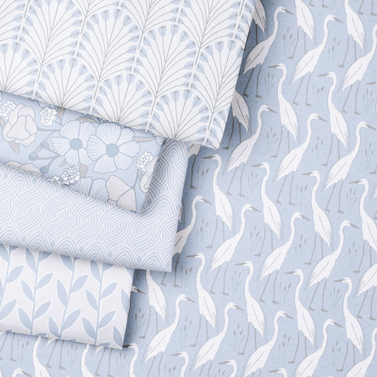Harry Blue Organic Poplin