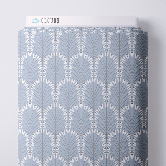 Adair Blue Organic Poplin