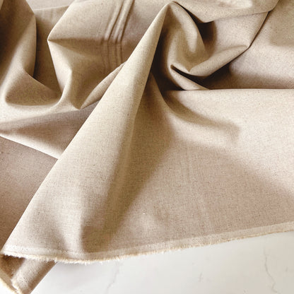 Soft Sand Linen Cotton Blend