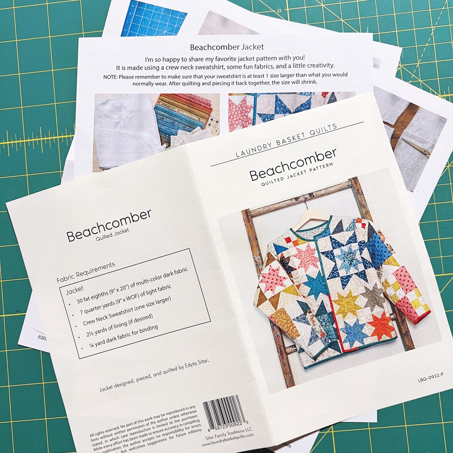 Beachcomber Jacket Paper Pattern