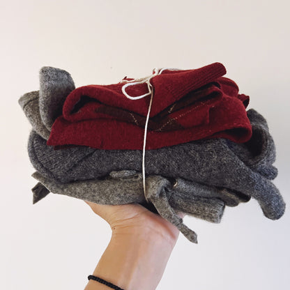 Wool Scraps - Merino and/or Lambs Wool (13-15 ounces)