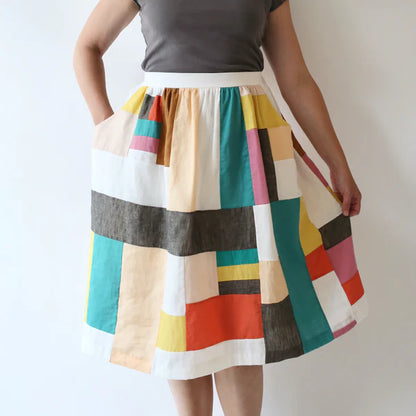 Cleo Skirt Paper Pattern XS, S, M, L, XL, Plus Sizes 1-3