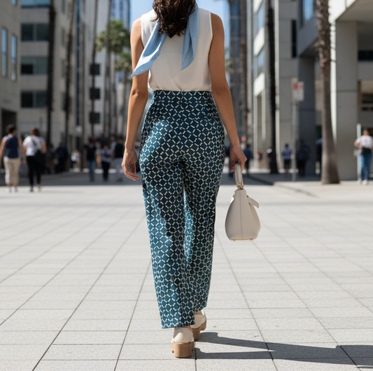 Crossed Paths Poplin