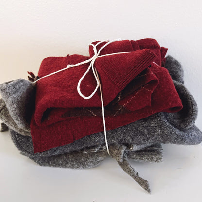 Wool Scraps - Merino and/or Lambs Wool (13-15 ounces)