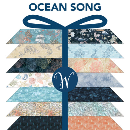 Ocean Song Fat Quarter Precut Pack — 23 Prints | Windham Fabrics | Whistler Studios
