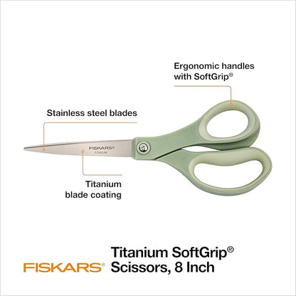 Fiskars All Purpose 8” Scissors