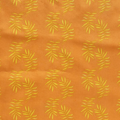 Popelín orgánico de pradera Fond Fronds