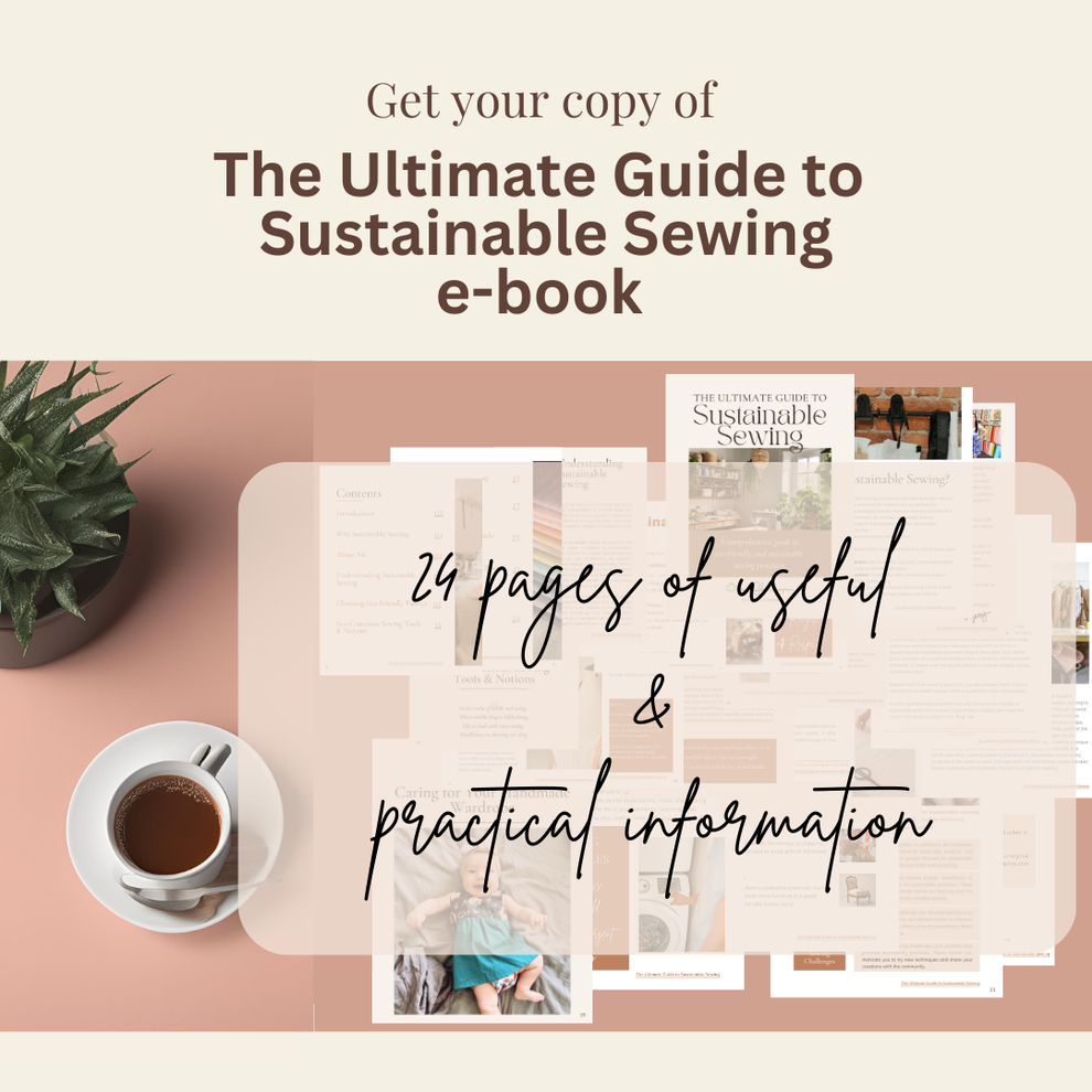 The Ultimate Guide to Sustainable Sewing e-Book – Organic Fabric Company™