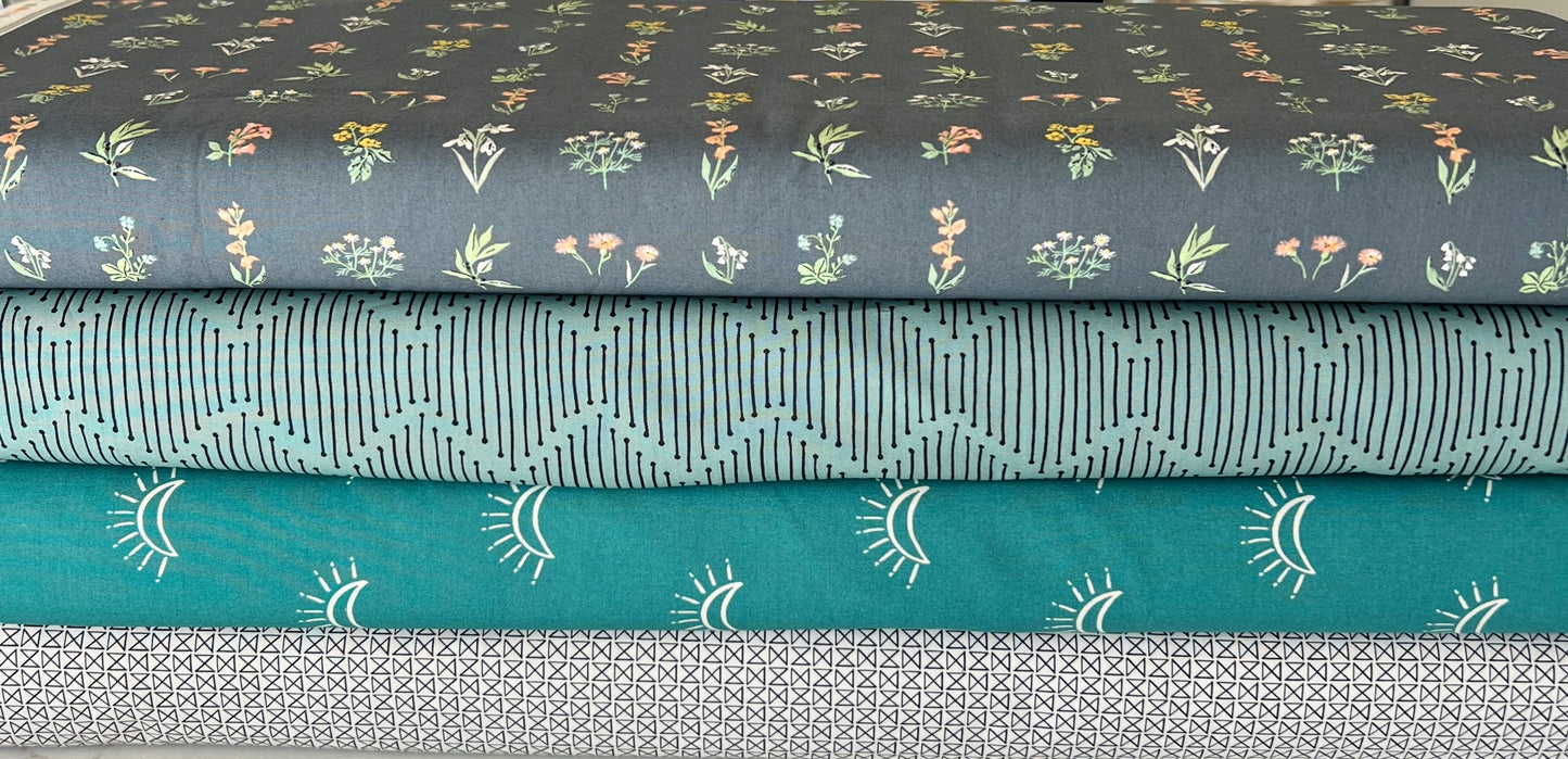 Botanical Study Soft Poplin