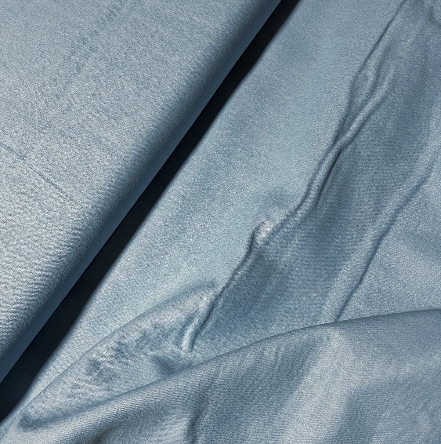 Vintage Denim Linen Cotton Blend