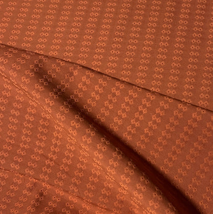 Woven Diamonds in Poinsettia Cotton