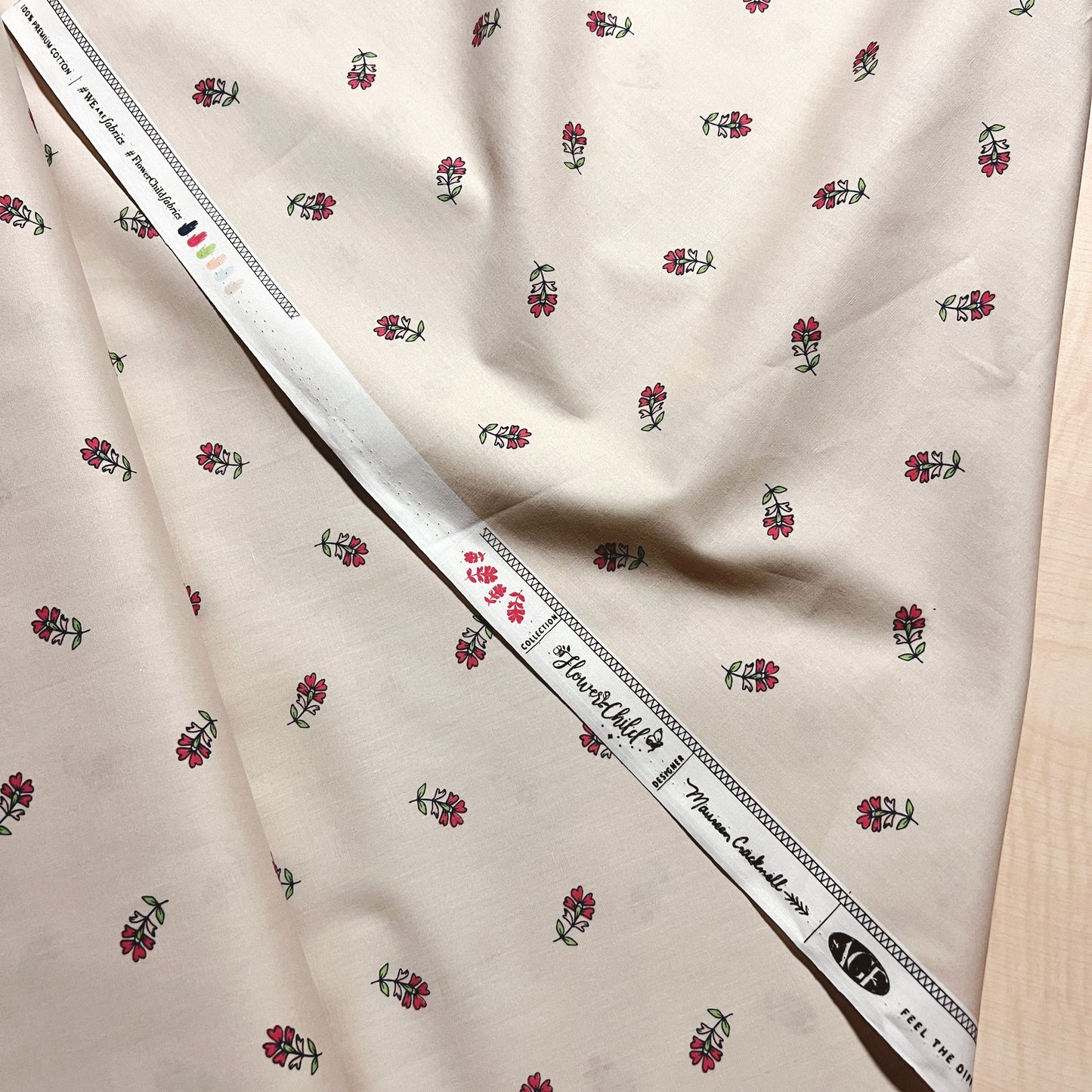 Sprinkled Petals Sun Poplin