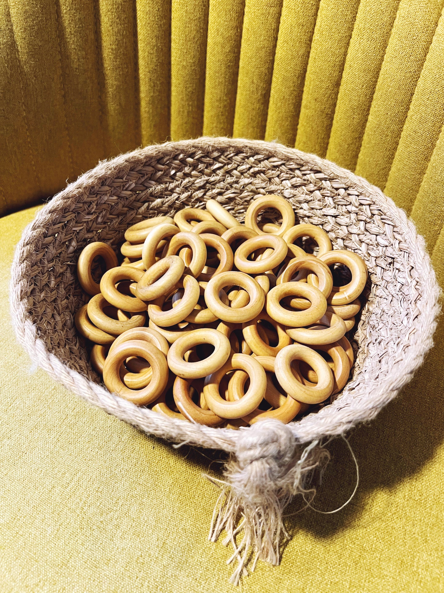 1.5" Diameter - Natural Maple Wood Rings CLEARANCE 75% OFF