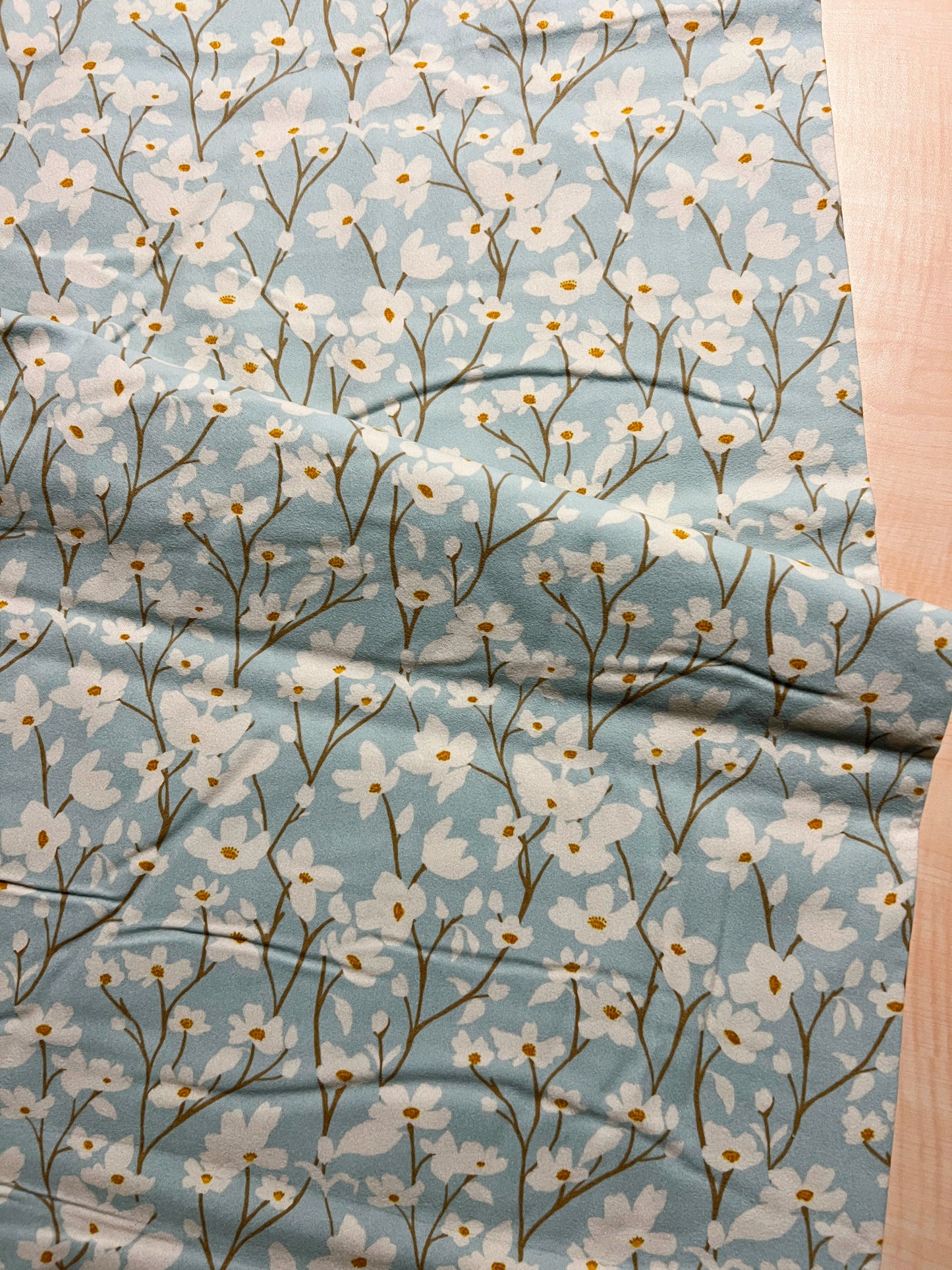 Dogwood Skylight Flannel - Art Gallery Fabrics by the Half Yard