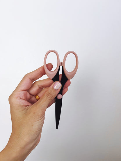 Black and Pink 7” Scissors