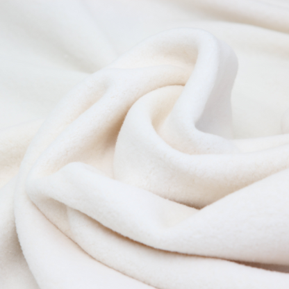 Organic cotton velour USA made, GOTS certified 52 inches wide, 240 GSM sold by the half yard