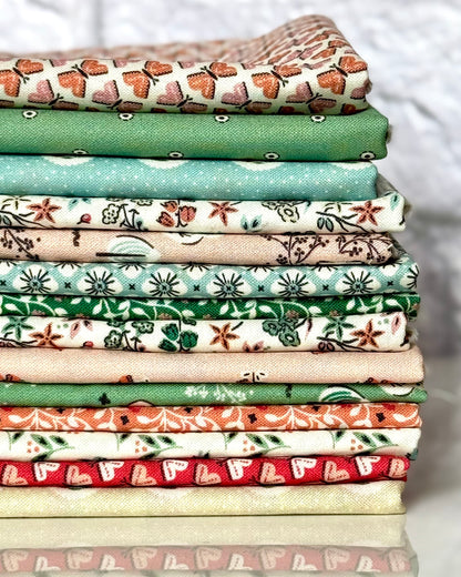 Scattered Flock | Apricot Organic Poplin