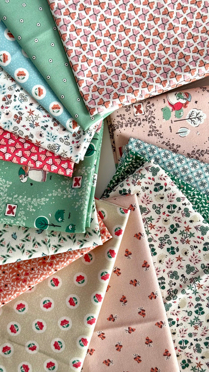 Scattered Flock | Apricot Organic Poplin