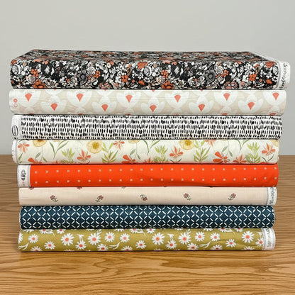 Wildflowers Curated Art Gallery Fabrics Bundle Poplin 8pc Bundle