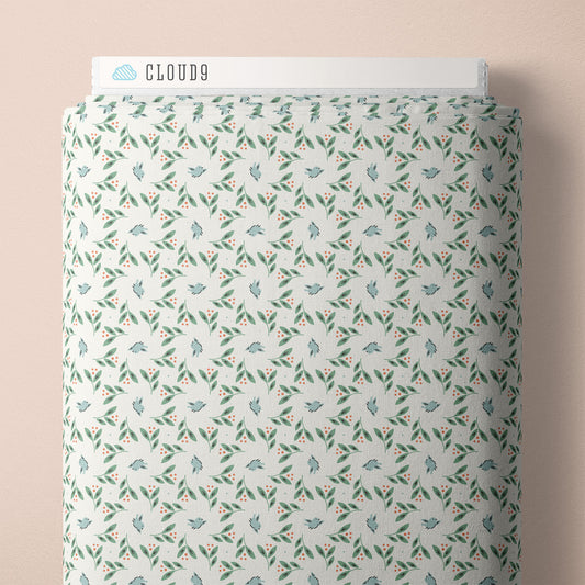 Birds Overhead Organic Poplin
