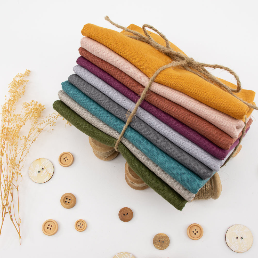 European Linen Fabric Grab Bag