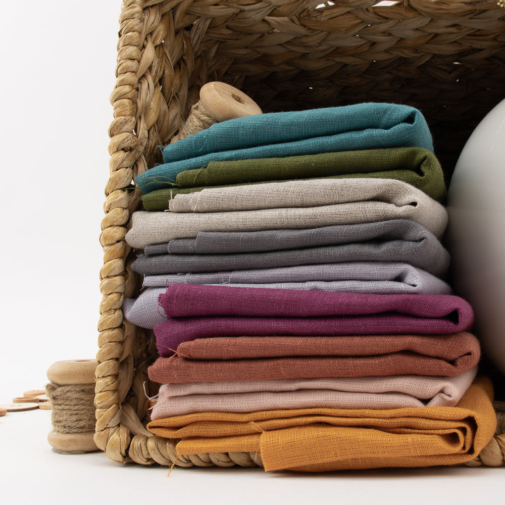 European Linen Fabric Grab Bag