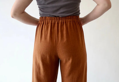 Patrón de papel para pantalones Rose XXS, XS, S, M, L, XL y tallas grandes 1-5