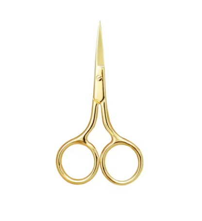Tijeras de bordar de acero inoxidable estilo antiguo Gold Stork de 3,5"